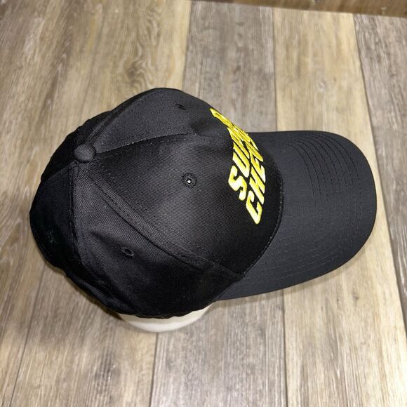 Vintage NEW Super Chevy Magazine Hat Black Baseball Trucker Cap - Picture 4 of 10